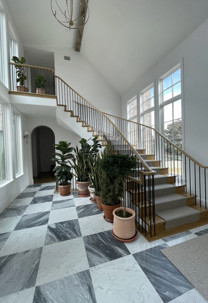 Custom staircase installation by Pine River Construction — Utah