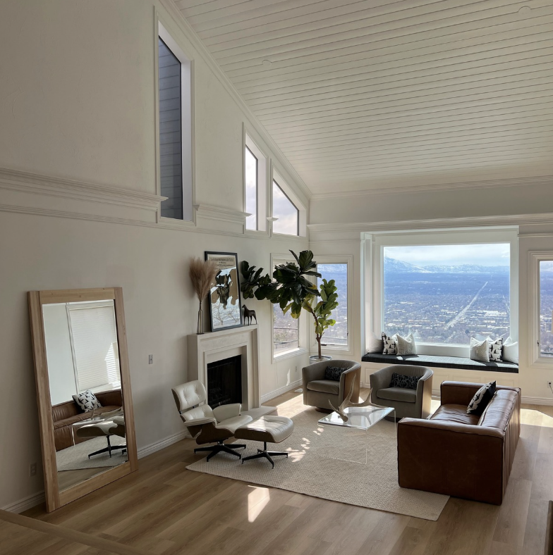 Finished hardwood floor installation in Utah home — Pine River Construction