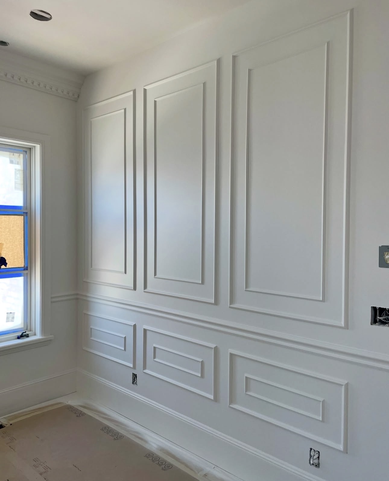 Finished wall installation by Pine River Construction — Utah